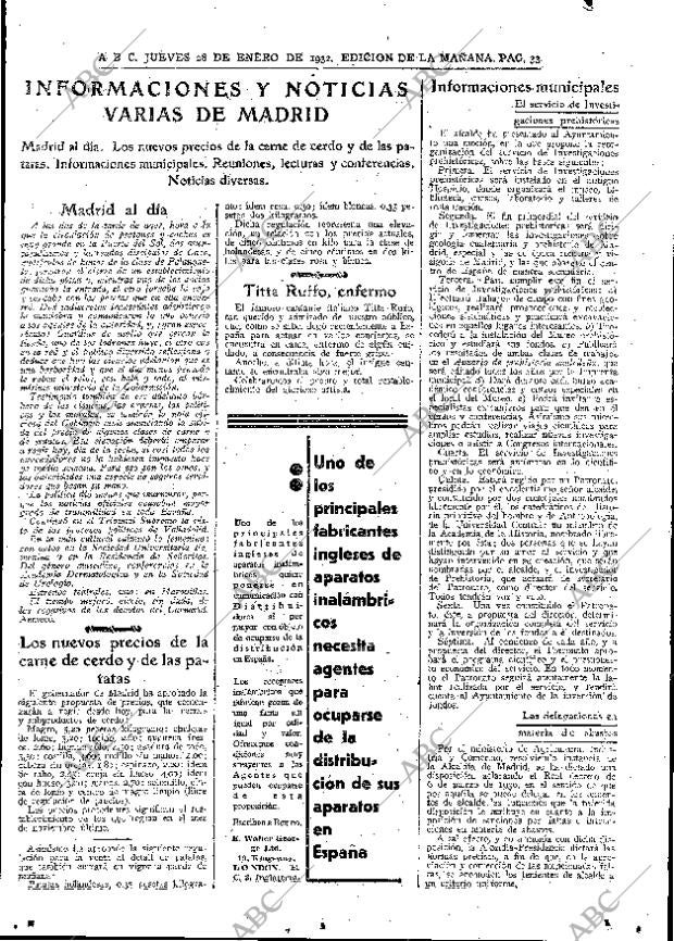 ABC MADRID 28-01-1932 página 33