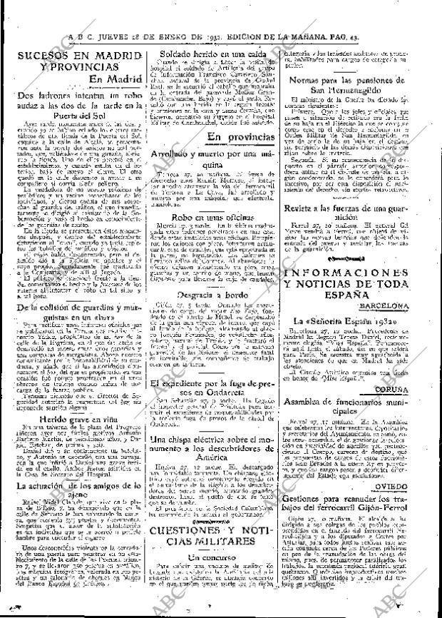 ABC MADRID 28-01-1932 página 43