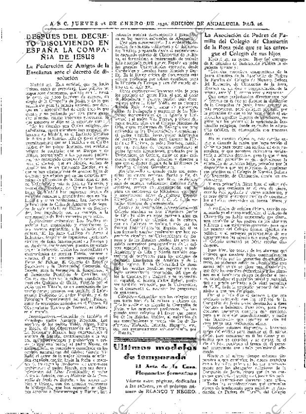 ABC SEVILLA 28-01-1932 página 26