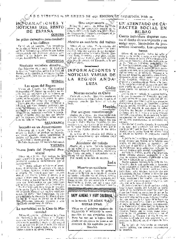 ABC SEVILLA 29-01-1932 página 32