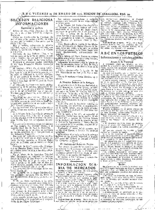 ABC SEVILLA 29-01-1932 página 44