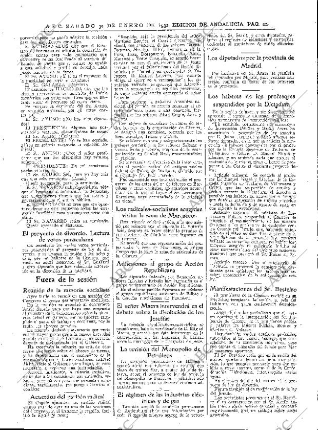 ABC SEVILLA 30-01-1932 página 21