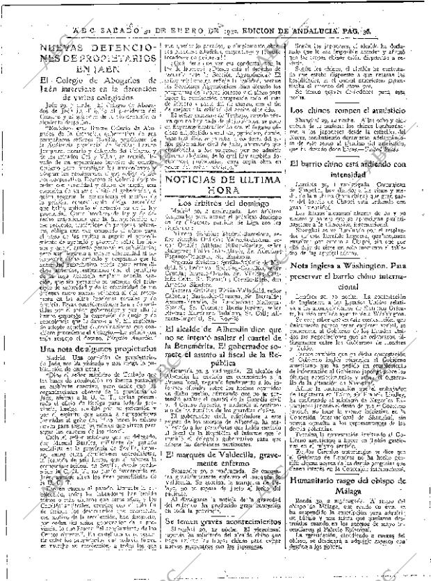 ABC SEVILLA 30-01-1932 página 36