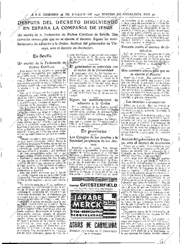 ABC SEVILLA 31-01-1932 página 31