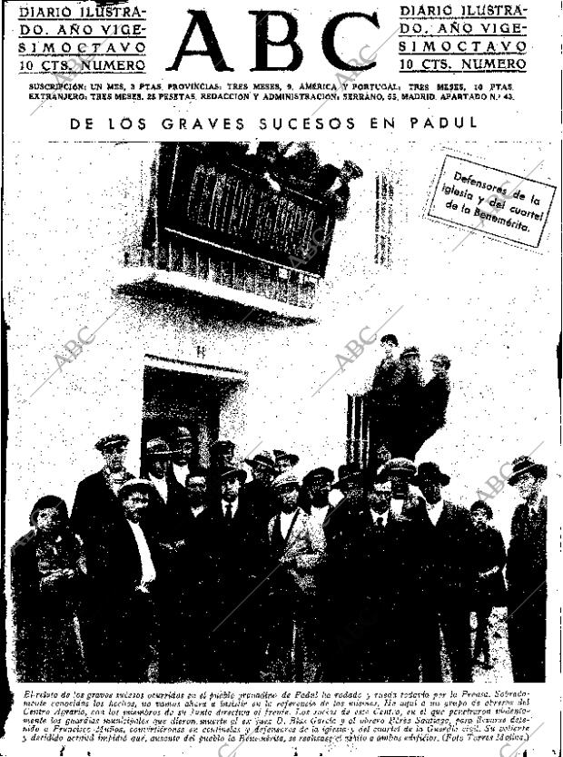 ABC SEVILLA 02-02-1932 página 1