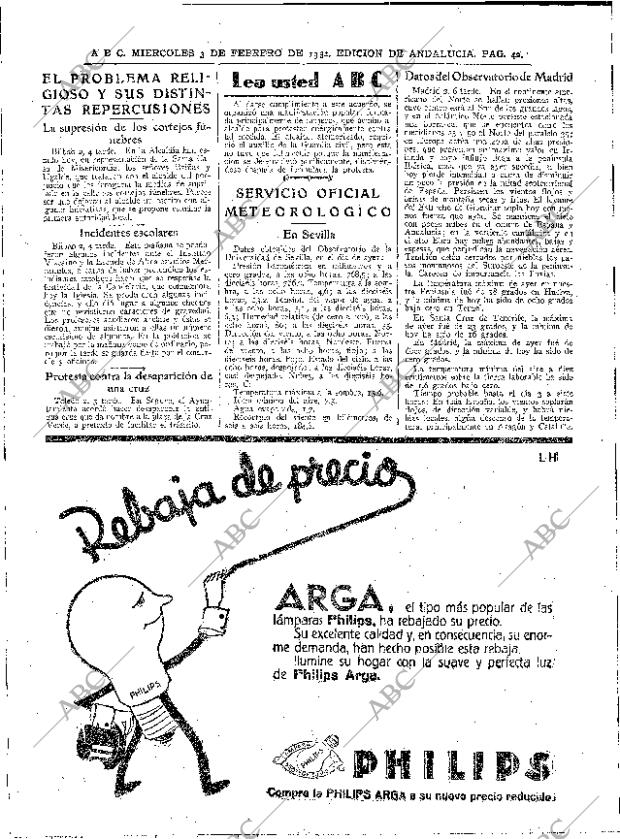 ABC SEVILLA 03-02-1932 página 42