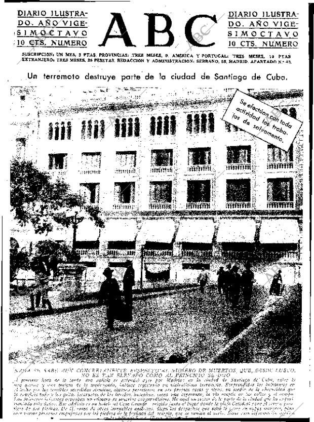 ABC SEVILLA 05-02-1932 página 1