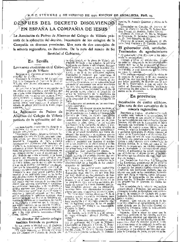 ABC SEVILLA 05-02-1932 página 25