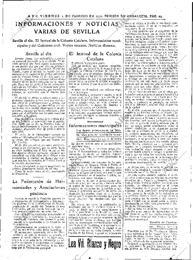 ABC SEVILLA 05-02-1932 página 29