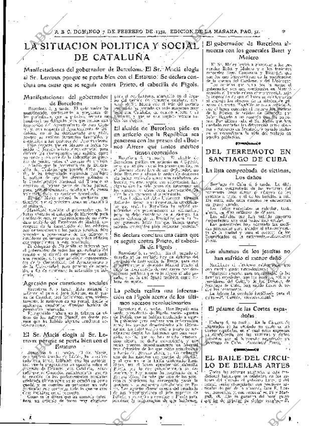 ABC MADRID 07-02-1932 página 51