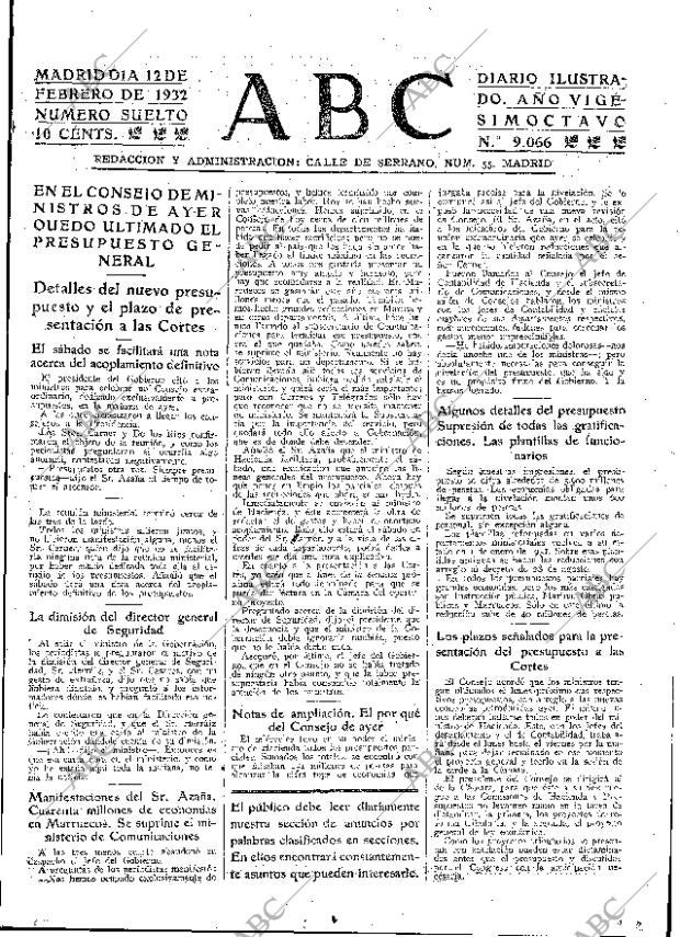 ABC MADRID 12-02-1932 página 17