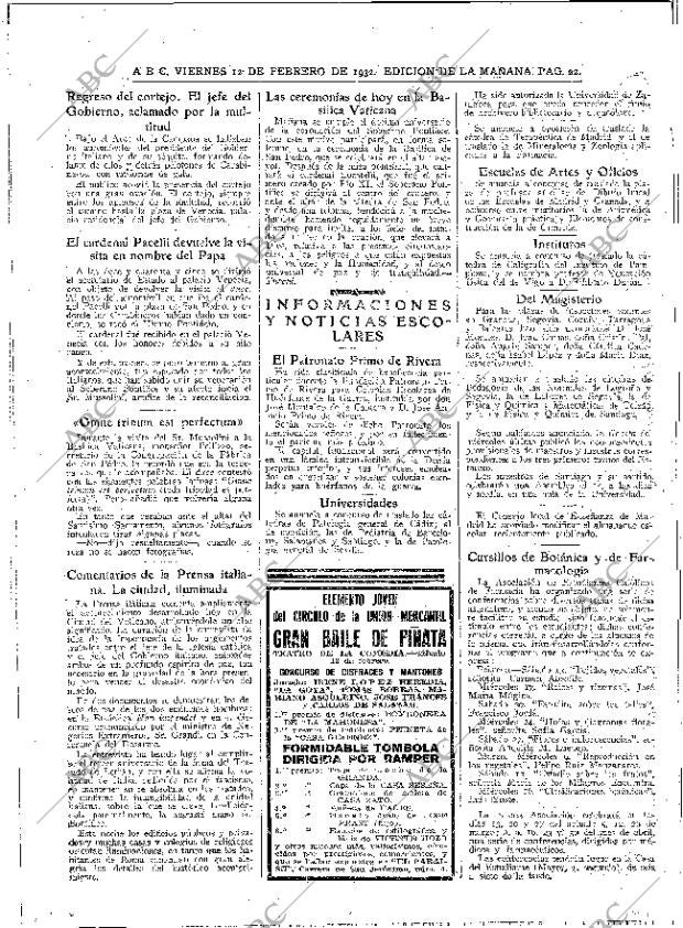 ABC MADRID 12-02-1932 página 22