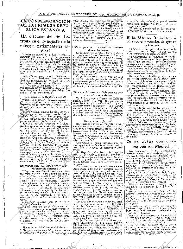 ABC MADRID 12-02-1932 página 30