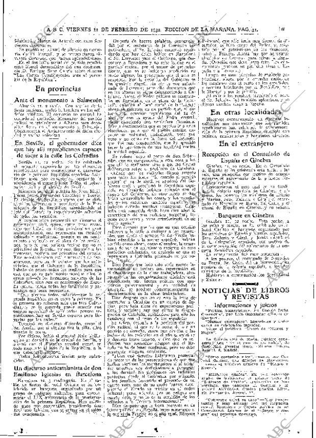 ABC MADRID 12-02-1932 página 31