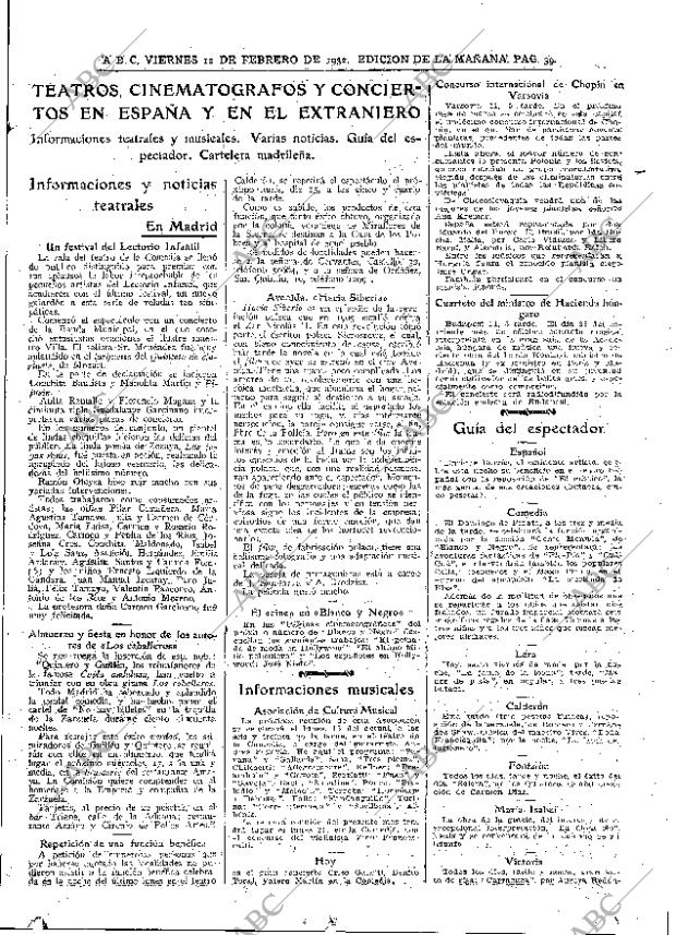 ABC MADRID 12-02-1932 página 39