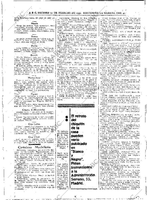 ABC MADRID 12-02-1932 página 40