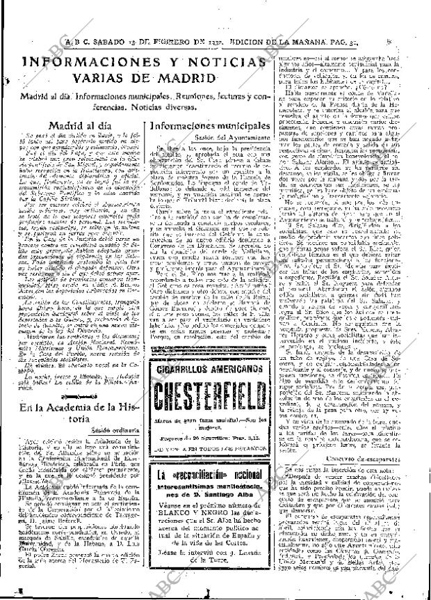 ABC MADRID 13-02-1932 página 31