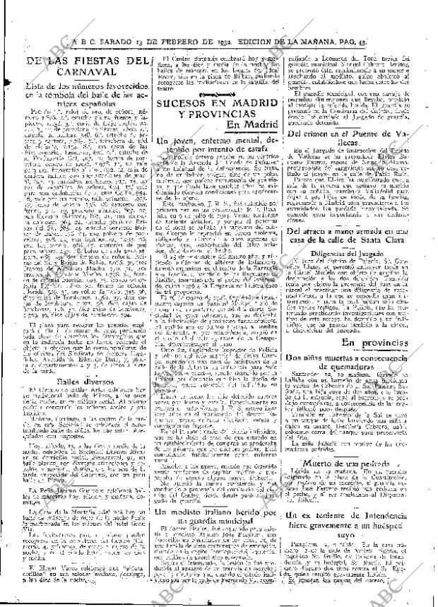 ABC MADRID 13-02-1932 página 43