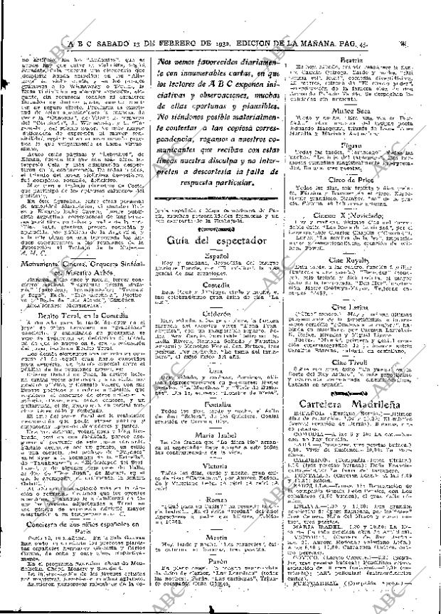 ABC MADRID 13-02-1932 página 45