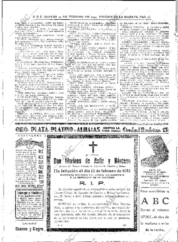 ABC MADRID 13-02-1932 página 46