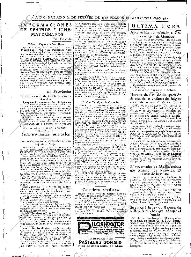 ABC SEVILLA 13-02-1932 página 36