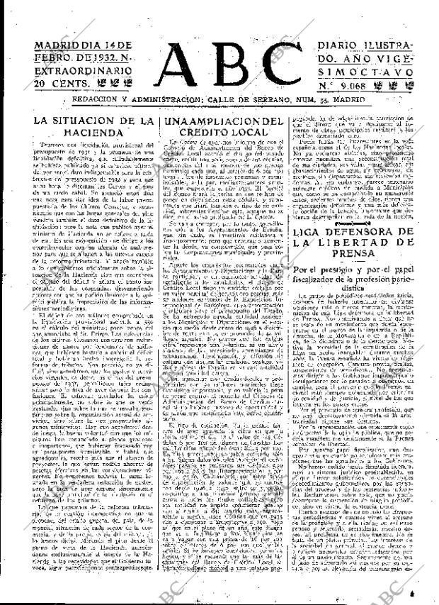 ABC MADRID 14-02-1932 página 33