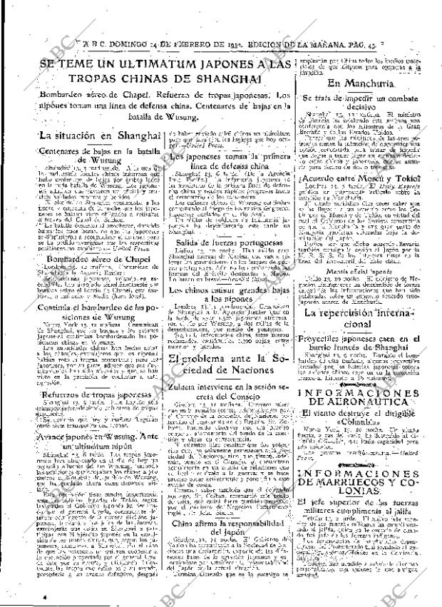 ABC MADRID 14-02-1932 página 45