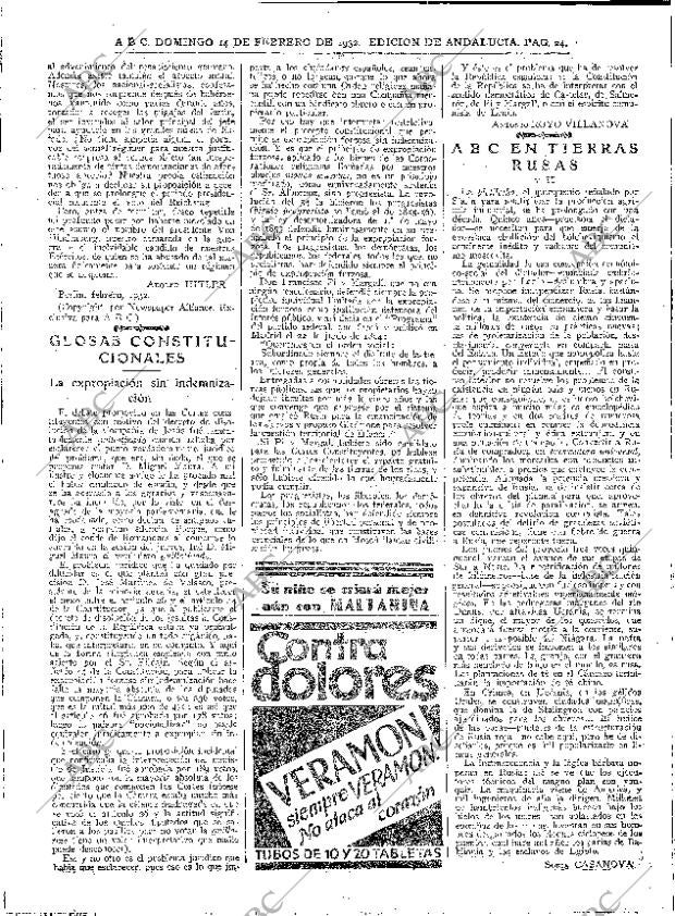 ABC SEVILLA 14-02-1932 página 24