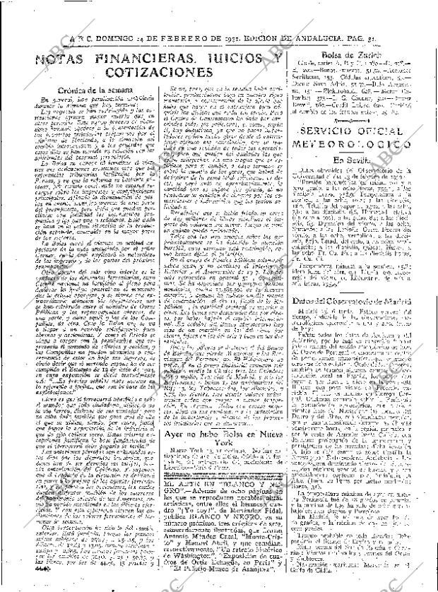 ABC SEVILLA 14-02-1932 página 51