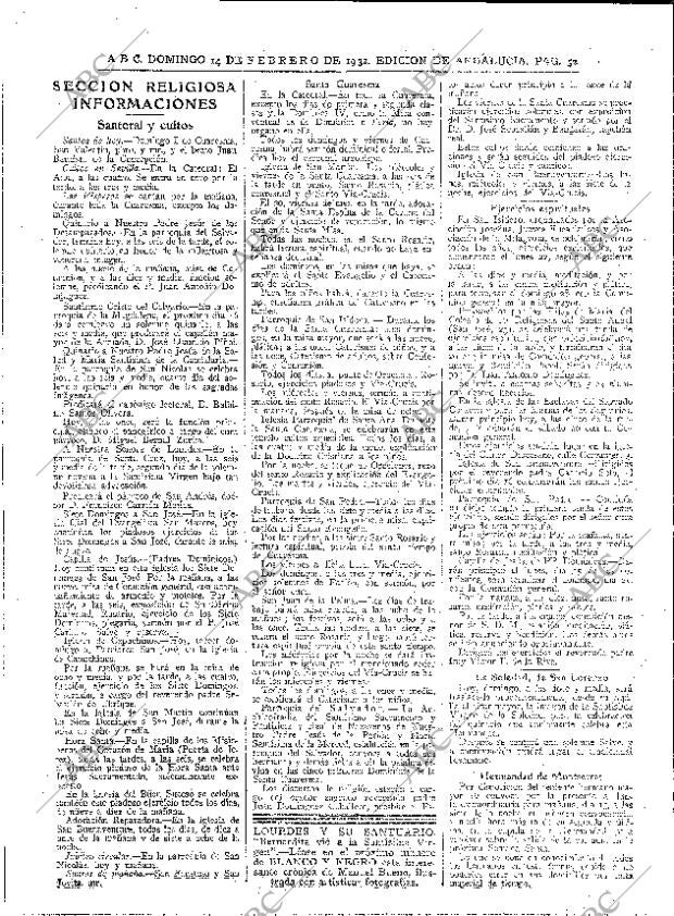 ABC SEVILLA 14-02-1932 página 52