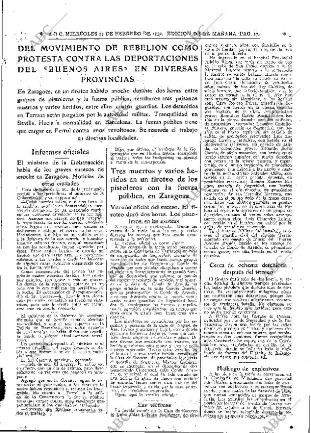 ABC MADRID 17-02-1932 página 17