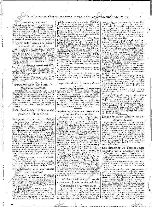 ABC MADRID 17-02-1932 página 18