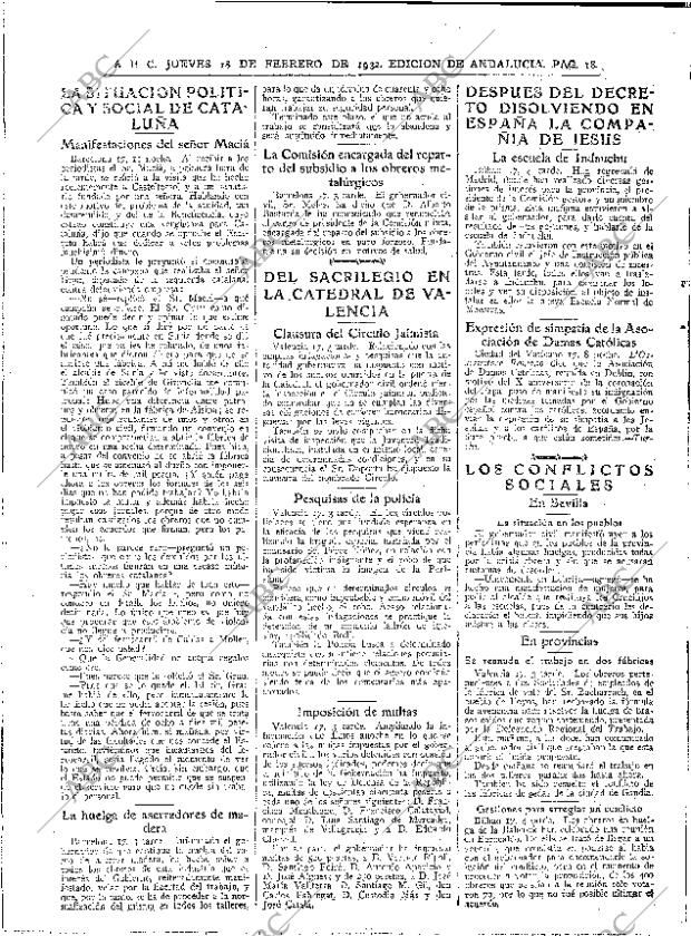 ABC SEVILLA 18-02-1932 página 18