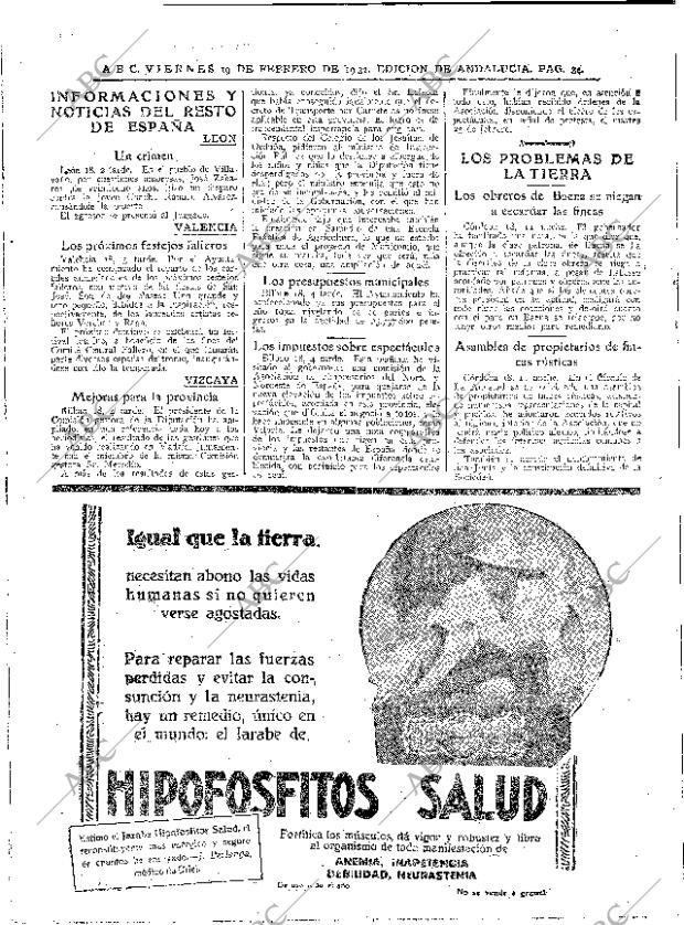 ABC SEVILLA 19-02-1932 página 32