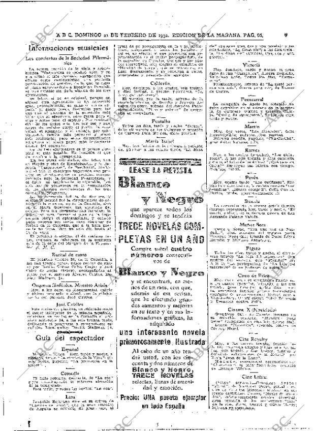 ABC MADRID 21-02-1932 página 66