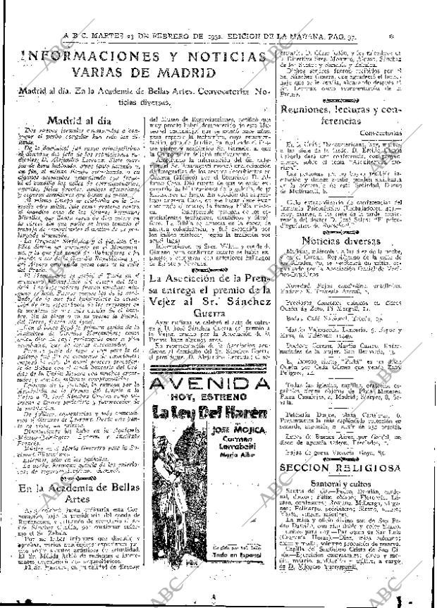 ABC MADRID 23-02-1932 página 37
