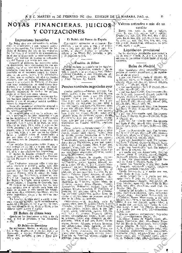 ABC MADRID 23-02-1932 página 41