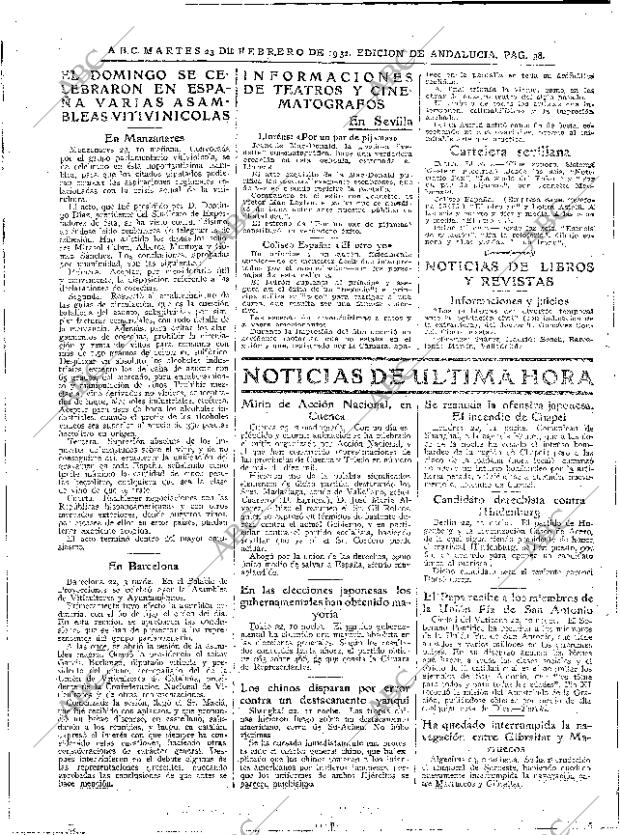 ABC SEVILLA 23-02-1932 página 38