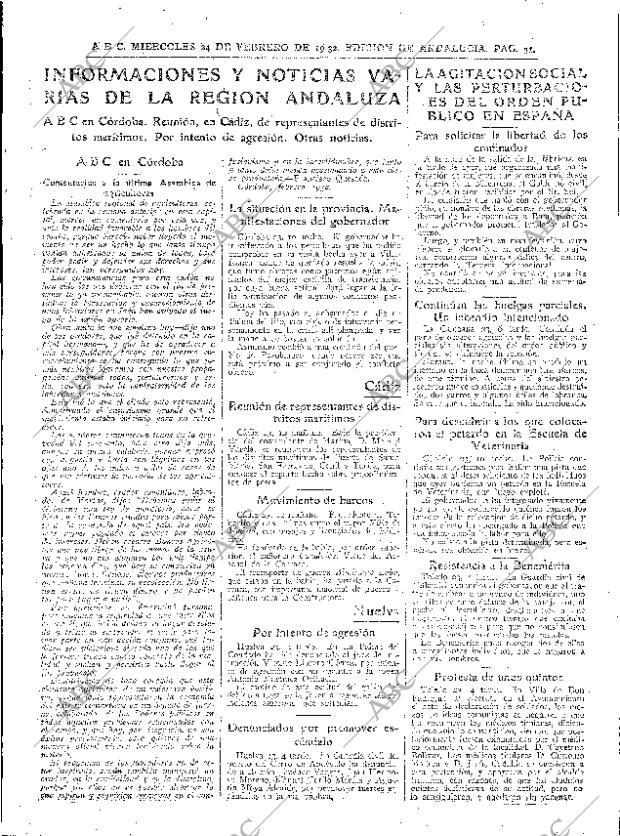 ABC SEVILLA 24-02-1932 página 29
