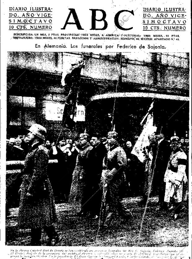 ABC SEVILLA 27-02-1932 página 1