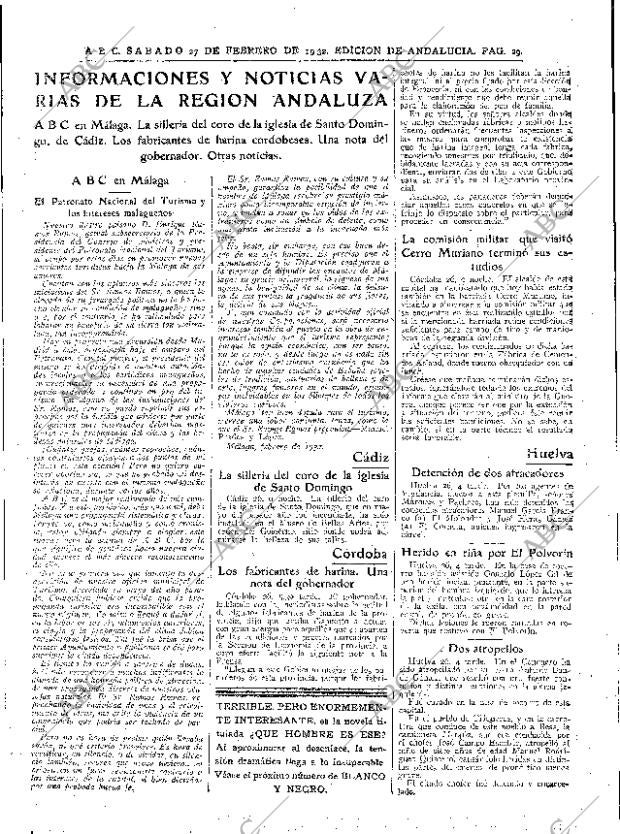 ABC SEVILLA 27-02-1932 página 29