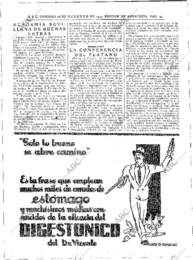 ABC SEVILLA 28-02-1932 página 54