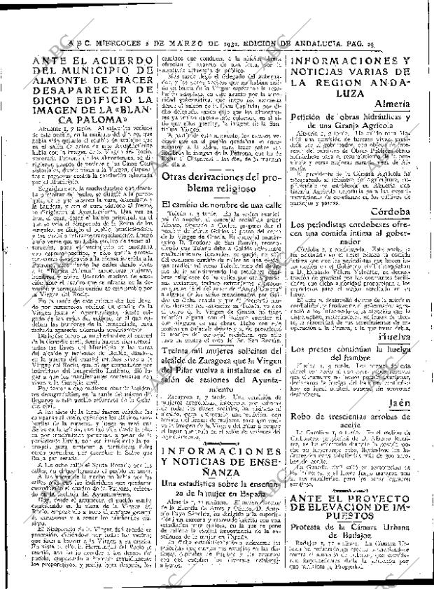 ABC SEVILLA 02-03-1932 página 29