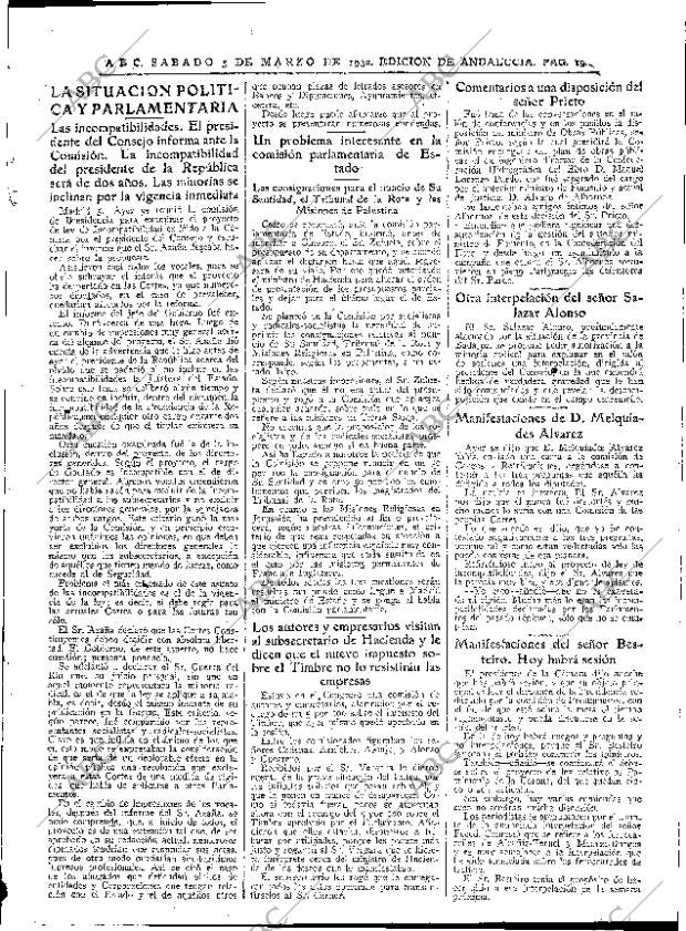 ABC SEVILLA 05-03-1932 página 13