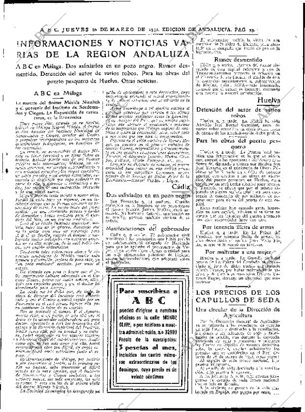 ABC SEVILLA 10-03-1932 página 33