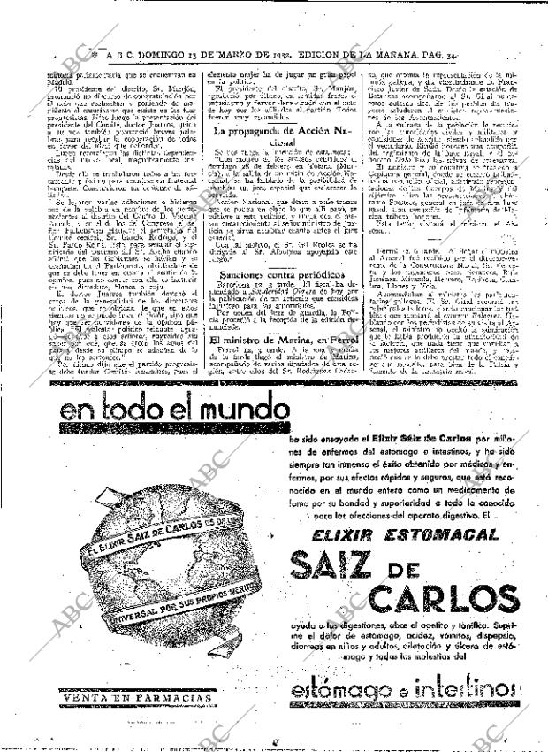 ABC MADRID 13-03-1932 página 34