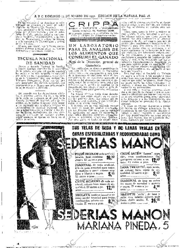 ABC MADRID 13-03-1932 página 48