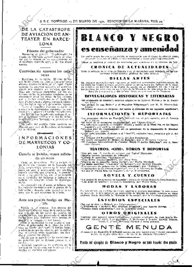ABC MADRID 13-03-1932 página 49