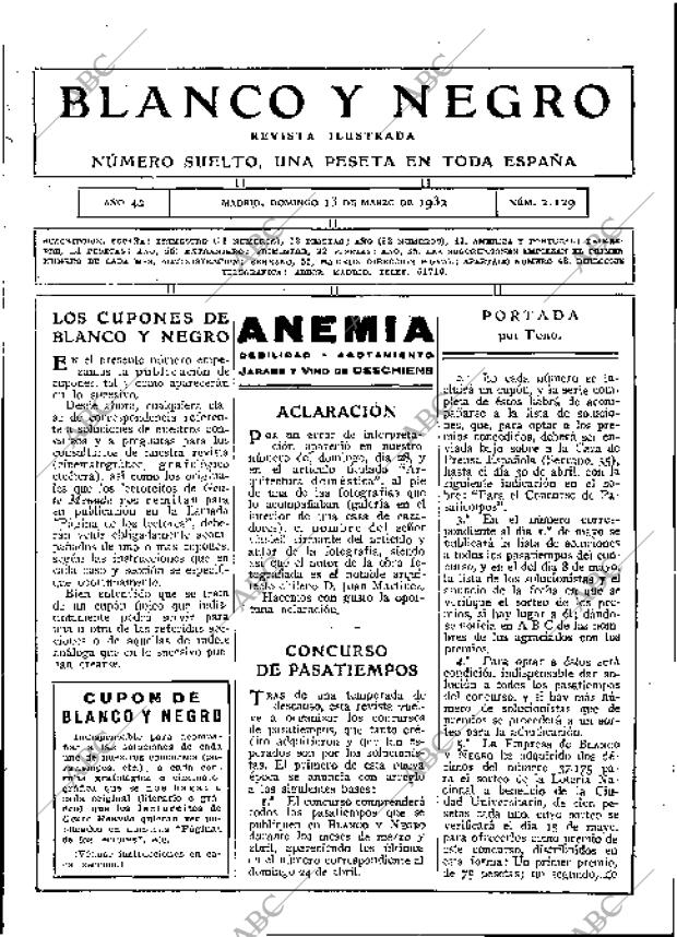 BLANCO Y NEGRO MADRID 13-03-1932 página 3