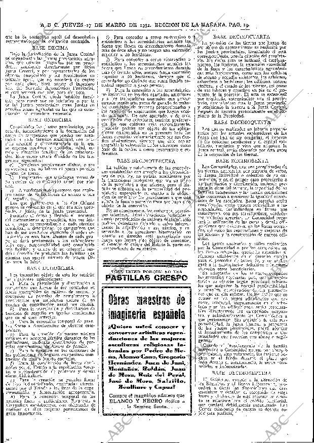 ABC MADRID 17-03-1932 página 19